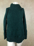 Style & Co Petite Envelope-Neck Tweed Sweater by Vanessa Jane