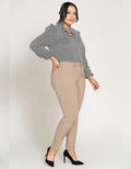 Curvy Mid-Rise Hyperstretch Skinny - Tea Leaf by Boutique 23