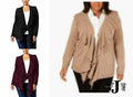 Karen Scott Plus Size Luxsoft Ruffled Cardigan by Vanessa Jane