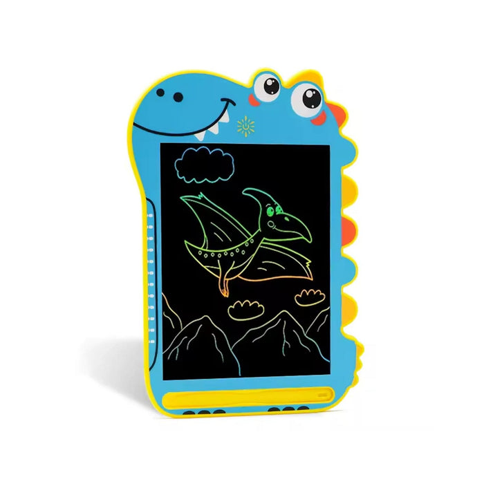 LCD Writing Kids Tablet 8.5" - Dinosaur Color Display, One-Click Erase by Zerodamage Sahara Case LLC