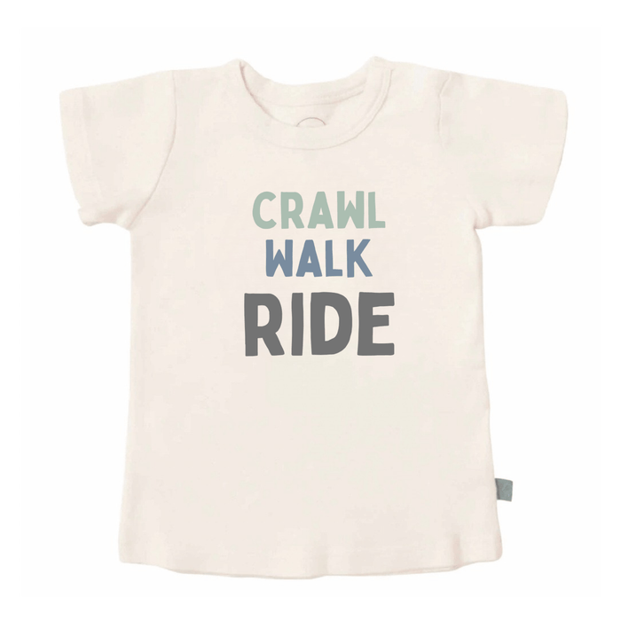 graphic tee | crawl walk ride by Finn + Emma