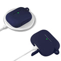 Dark Blue Liquid Silicone Case - Apple AirPods 3 by Zerodamage Sahara Case LLC