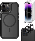 Protection Kit Bundle: Armor Series Hard Shell Case with Tempered Glass Screen and Camera Protector - iPhone 14 Pro Max by Zerodamage Sahara Case LLC