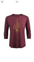 Majestic Threads NBA Cleveland Cavaliers Men's Premium Triblend Raglan Shirt by Vanessa Jane