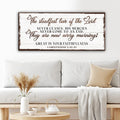 The Steadfast Love Of The Lord Lamentations 3:22-23 Faith Sign III by Tailored Canvases