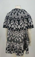 Womens Reversible Printed Cold Weather Shawl Wrap One Size by Vanessa Jane
