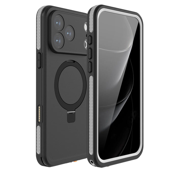 iPhone 17 Pro Waterproof Case - MagSafe Kickstand, Integrated Screen & Camera Protection | Oasis Series by Zerodamage Sahara Case LLC