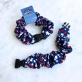 Team USA "Shooting" Stars Patriotic Buckle Scrunchie - No Snagging, No Tangles by Buckle Scrunchies by RE.STATEMENT