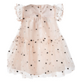 Bonnie Baby Baby Girls Metallic-Dot Mesh Dress, 24Months by Vanessa Jane