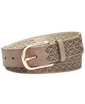 International Concepts Floral Perforated Belt by Vanessa Jane
