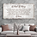 The Hail Mary Faith Sign II by Tailored Canvases