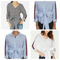 Almost Famous Juniors Tie-Front Top by Vanessa Jane