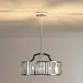 EasyLITE 4-Light Satin Nickel Convertible Semi Flush Mount Pendant 29345-HB by Vanessa Jane