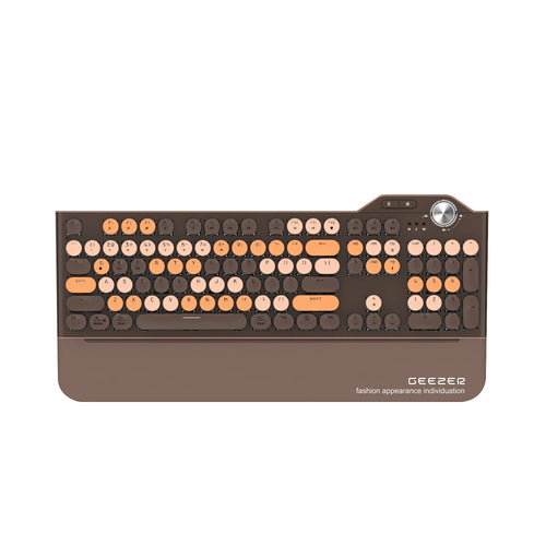 Wireless Keyboard - Silent Keys, 104 Keys Full Keyboard by Zerodamage Sahara Case LLC