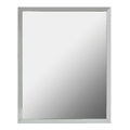 Foremost 30 x 24 Rectangular Flat Aluminum Framed Wall Mounted Accent Mirror by Vanessa Jane