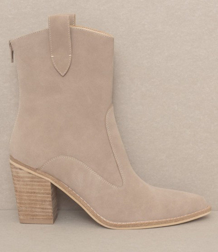 Tara Two Paneled Western Boots by Boutique 23