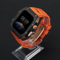 Luxury Mod Kit for Apple Watch 10/11 (42/46mm) - Rose Gold Edition by Arleathercraft