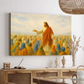 Jesus Speaking To Crowd Faith Wall Art II by Tailored Canvases