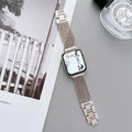 Starlight Apple Watch Band Series 11/10/9/8/7/6/5/4/ SE / Ultra 1/2/3 by Arleathercraft