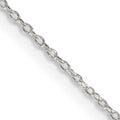 1.1 mm Sterling Silver Forzantine Cable Chain by Fine Color Jewels