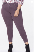 NYDJ Skinny Ankle Women's Plus Size Jeans in Pinedrop, Size 18W by Vanessa Jane