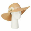 August Hat Company New Directions Natural Floppy Hat UPF 50+ One Size by Vanessa Jane