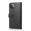 Indy Series Black Leather Wallet Case - iPhone 13 Pro Max by Zerodamage Sahara Case LLC