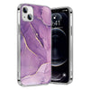 iPhone 13/14 Purple Marble Case - Stylish Protection | Inspire Series