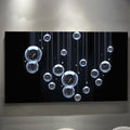 Modern Abstract Bubbles Wall Art by Tailored Canvases