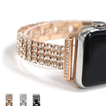 Diamond Apple Watch Band Series 11/10/9/8/7/6/5/4/ SE / Ultra 1/2/3 by Arleathercraft