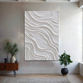 Minimalist Ocean Wave Wall Art by Tailored Canvases
