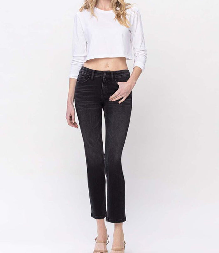 Carlene Mid Rise Slim Straight by Boutique 23