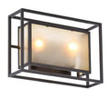 World Imports 4182-55 Hilden Collection 2-Light Wall Sconce, Aged Bronze by Vanessa Jane