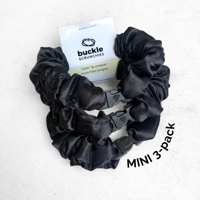 MINI 3-Pack Buckle Scrunchies Bundle - No Snagging, No Tangles by Buckle Scrunchies by RE.STATEMENT