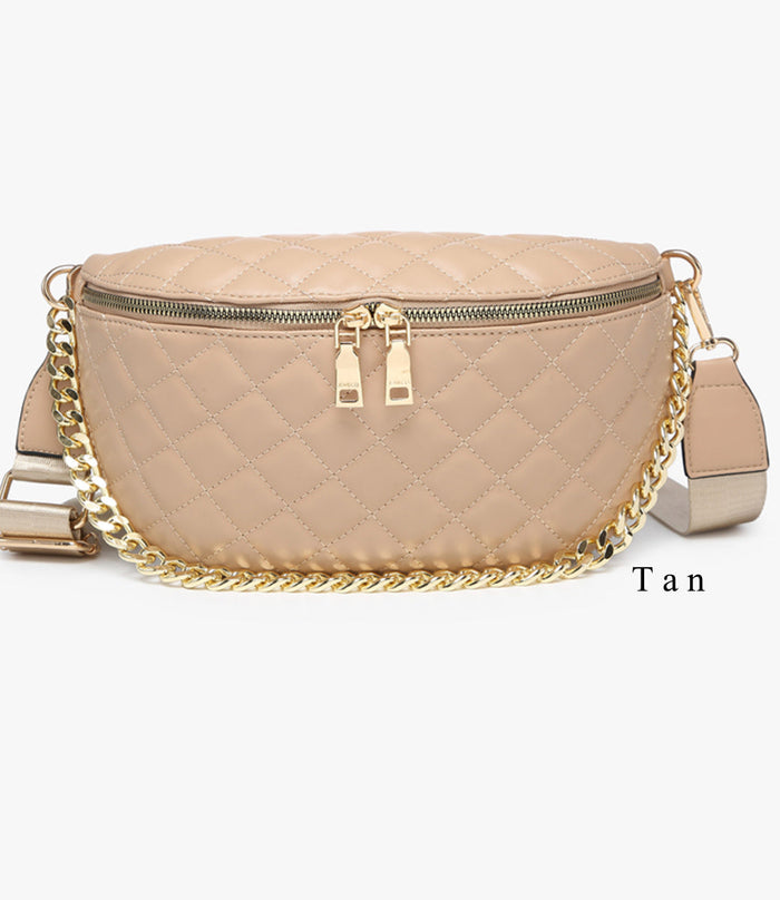 Sylvie Quilted Belt Bag by Boutique 23