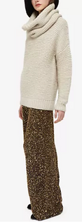 French Connection Aida Sequined Wide-Leg Pants by Vanessa Jane