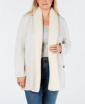 Style & Co. Womens Drapey Pocket Sweatercoat by Vanessa Jane