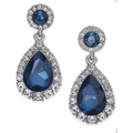 Charter Club Pave and Stone Drop Earrings by Vanessa Jane