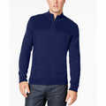 Alfani Mens Quarter-Zip Knit Sweater by Vanessa Jane