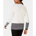 Charter Club Petite Striped Colorblock Sweater, Size PL by Vanessa Jane