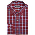 Club Room Mens Regular Fit Stretch Wrinkle Plaid Dress Shirt, Size 18 36-37 by Vanessa Jane