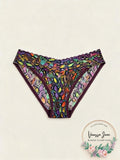 Hanky Panky Rainboa Original Rise Thong, One Size by Vanessa Jane