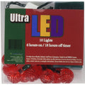 Ultra LED Battery Operated Rasberry Twinkle 10 Lights with Timer by Vanessa Jane