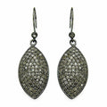 2.82 Carat Genuine Diamond .925 Sterling Silver Earrings by Bids.com
