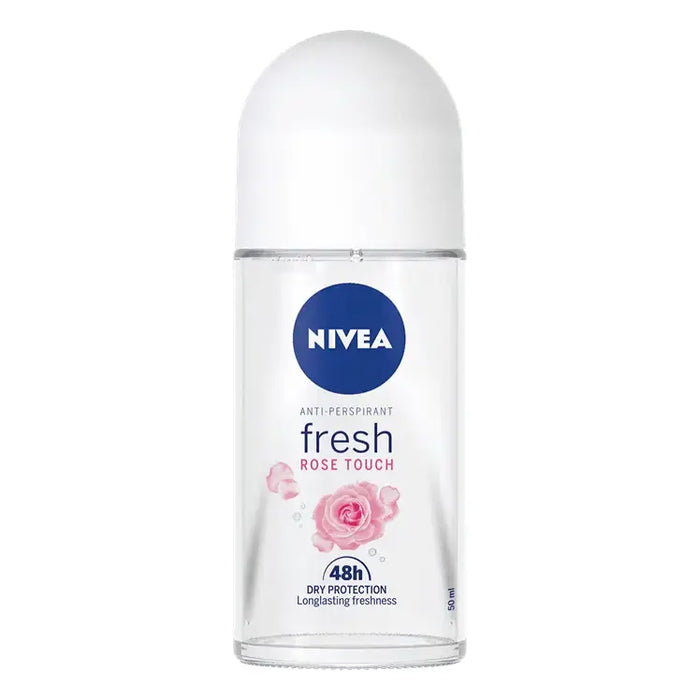 Nivea Fresh Rose Touch 48H Anti-Perspirant Roll-On Deodorant 50ml by Pasteur Pharmacy