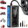 Tire Inflator Portable Air Compressor – Cordless 150PSI Pump with 10000mAh Battery for Car, Bike, Motorcycle, and Ball by DailySale