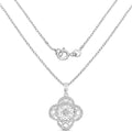 0.57 Carat Genuine White Diamond .925 Sterling Silver Pendant by Bids.com