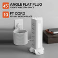 22-in-1 Power Strip Tower with 4 USB Ports & 9 AC Outlets, 10ft Extension Cable, 3-Color Night Light by DailySale
