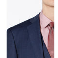 Calvin Klein Men's Extra-Slim Fit Blue Tonal Windowpane Suit by Vanessa Jane