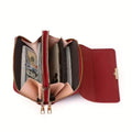 Vegan Messenger Bag – Lightweight Large Shoulder Bag with Detachable Organizer by DailySale
